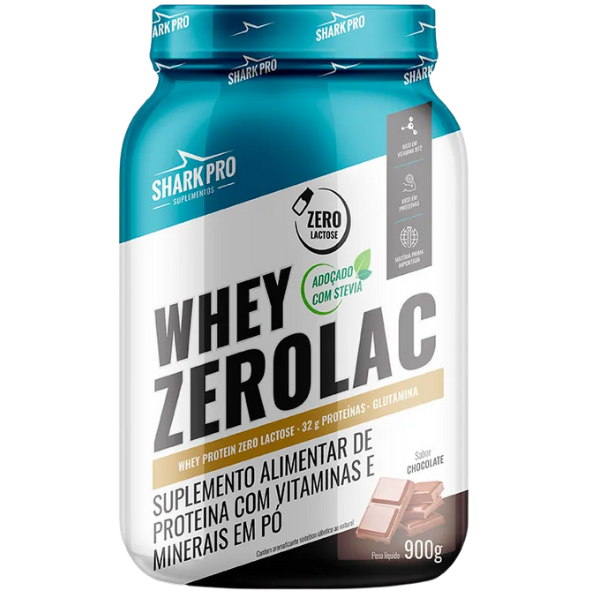 Whey Zero Lac Pote 900g - Shark Pro