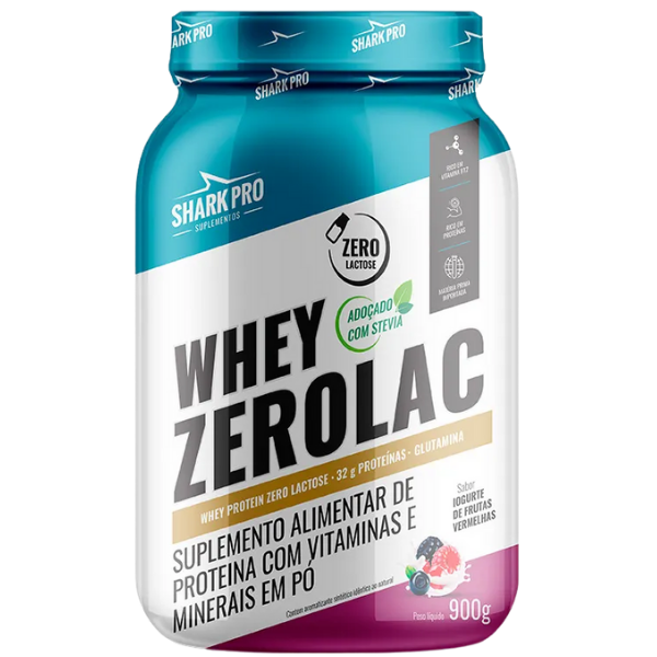 Whey Zero Lac Pote 900g - Shark Pro